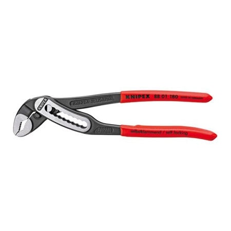 Knipex KNIPEX Alligator 7-1/4in V-Jaw Tongue & Groove Plier 88 01 180 SBA